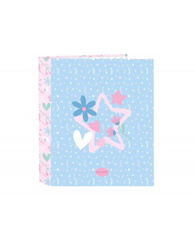Carpeta safta 4 anillas folio carton lomo ancho blackfit8 smile