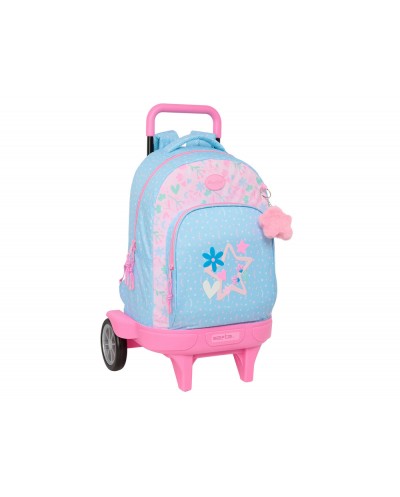 Mochila safta grande con ruedas compact evolution extensible blackfit8 smile 450x330x220 mm