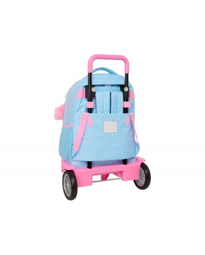 Mochila safta grande con ruedas compact evolution extensible blackfit8 smile 450x330x220 mm