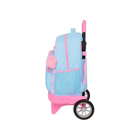Mochila safta grande con ruedas compact evolution extensible blackfit8 smile 450x330x220 mm