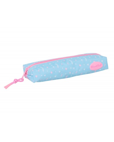 Bolso escolar portatodo safta rectangular con goma elastica 22cm blackfit8 smile 40x220x70 mm