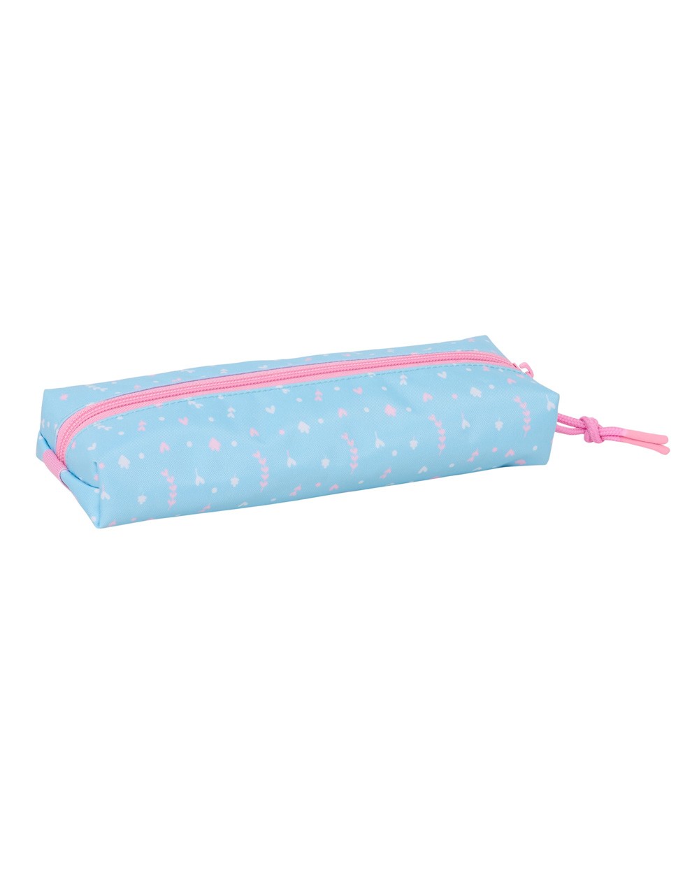 Bolso escolar portatodo safta rectangular con goma elastica 22cm blackfit8 smile 40x220x70 mm