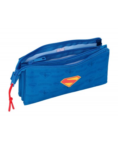 Bolso escolar portatodo safta triple superman 120x220x30 mm