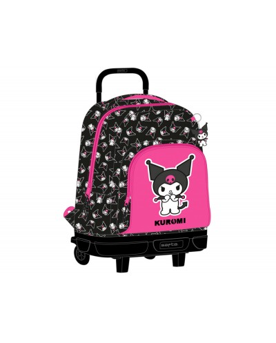 Mochila safta grande con ruedas compact extraible kuromi 450x330x220 mm