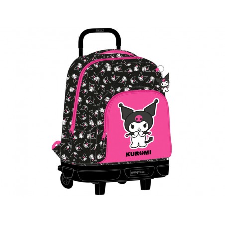 Mochila safta grande con ruedas compact extraible kuromi 450x330x220 mm