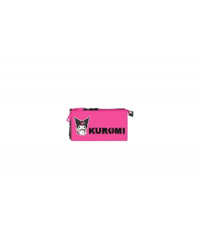 Bolso escolar portatodo safta triple kuromi 120x220x30 mm