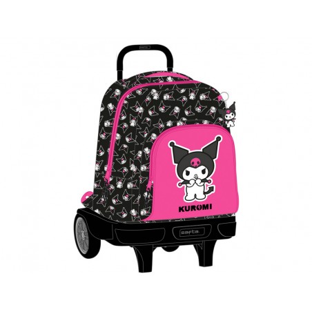 Mochila safta grande con ruedas compact evolution extraible kuromi 450x330x220 mm