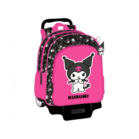 Mochila safta mod 180 con carro 905 kuromi 420x330x140 mm