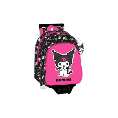 Mochila safta mod 185 con carro 705 kuromi 340x260x110 mm