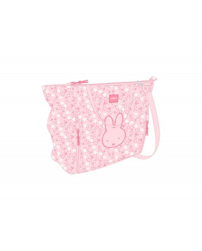 Bolso con bolsillo safta para portatil 141 miffy flores 310x400x170 mm