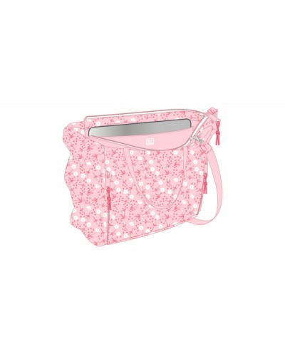 Bolso con bolsillo safta para portatil 141 miffy flores 310x400x170 mm