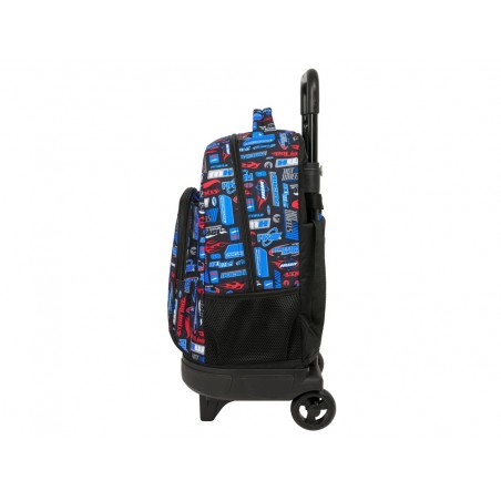 Mochila safta grande con ruedas compact extraible safta hot wheels 450x330x220 mm