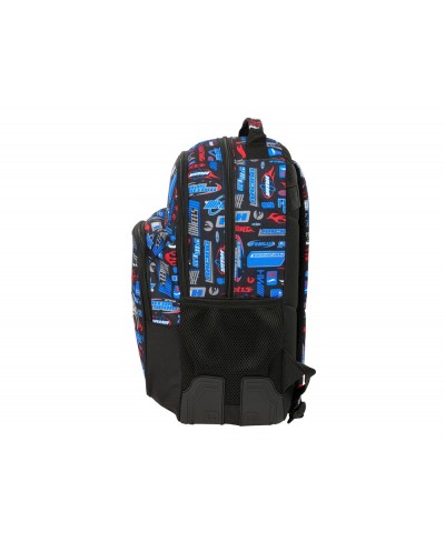 Mochila safta doble con cantoneras adaptable a carro hot wheels 420x320x150 mm
