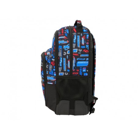 Mochila safta doble con cantoneras adaptable a carro hot wheels 420x320x150 mm