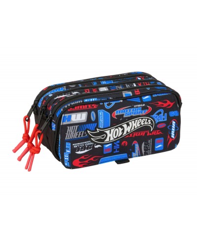 Bolso escolar portatodo safta triple big hot wheels 100x215x80 mm