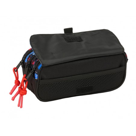 Bolso escolar portatodo safta triple big hot wheels 100x215x80 mm