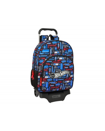 Mochila safta mod 180 con carro 905 hot wheels 420x330x140 mm