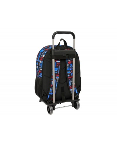 Mochila safta mod 180 con carro 905 hot wheels 420x330x140 mm