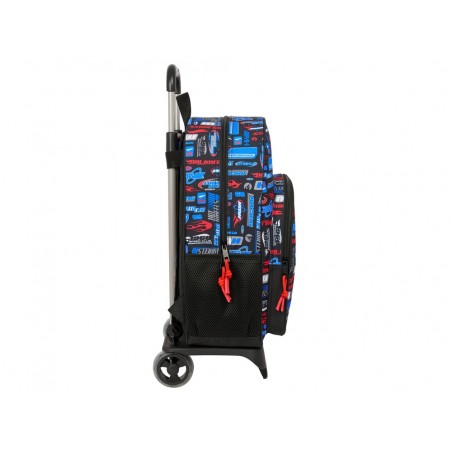 Mochila safta mod 180 con carro 905 hot wheels 420x330x140 mm