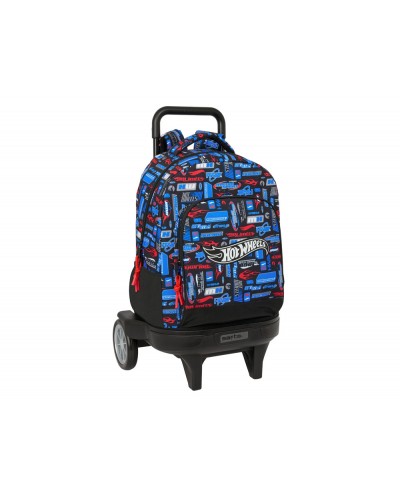 Mochila safta grande con ruedas compact evolution extraible hot wheels 450x330x220 mm