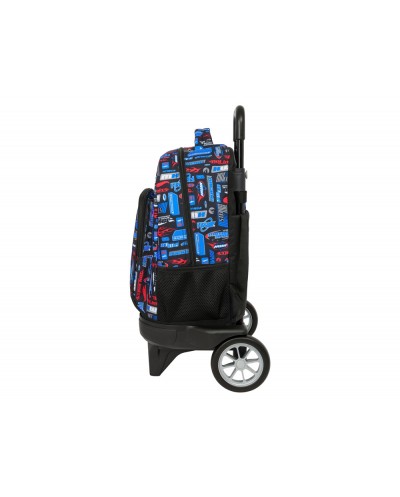 Mochila safta grande con ruedas compact evolution extraible hot wheels 450x330x220 mm