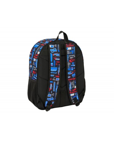 Mochila safta adaptable a carro hot wheels 420x330x140 mm