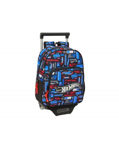 Mochila safta mod 524 con carro 705 hot wheels 330x270x100 mm