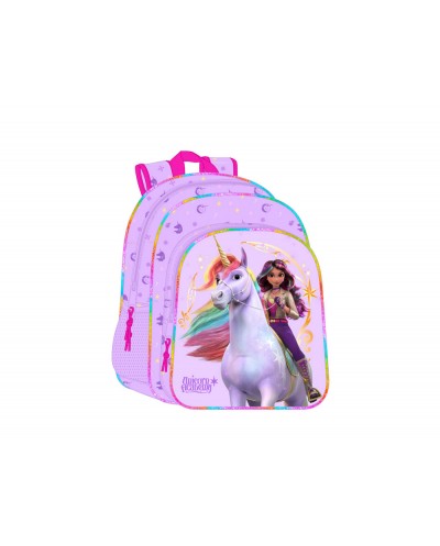 Mochila safta junior adaptable a carro unicorn academy 380x320x120 mm