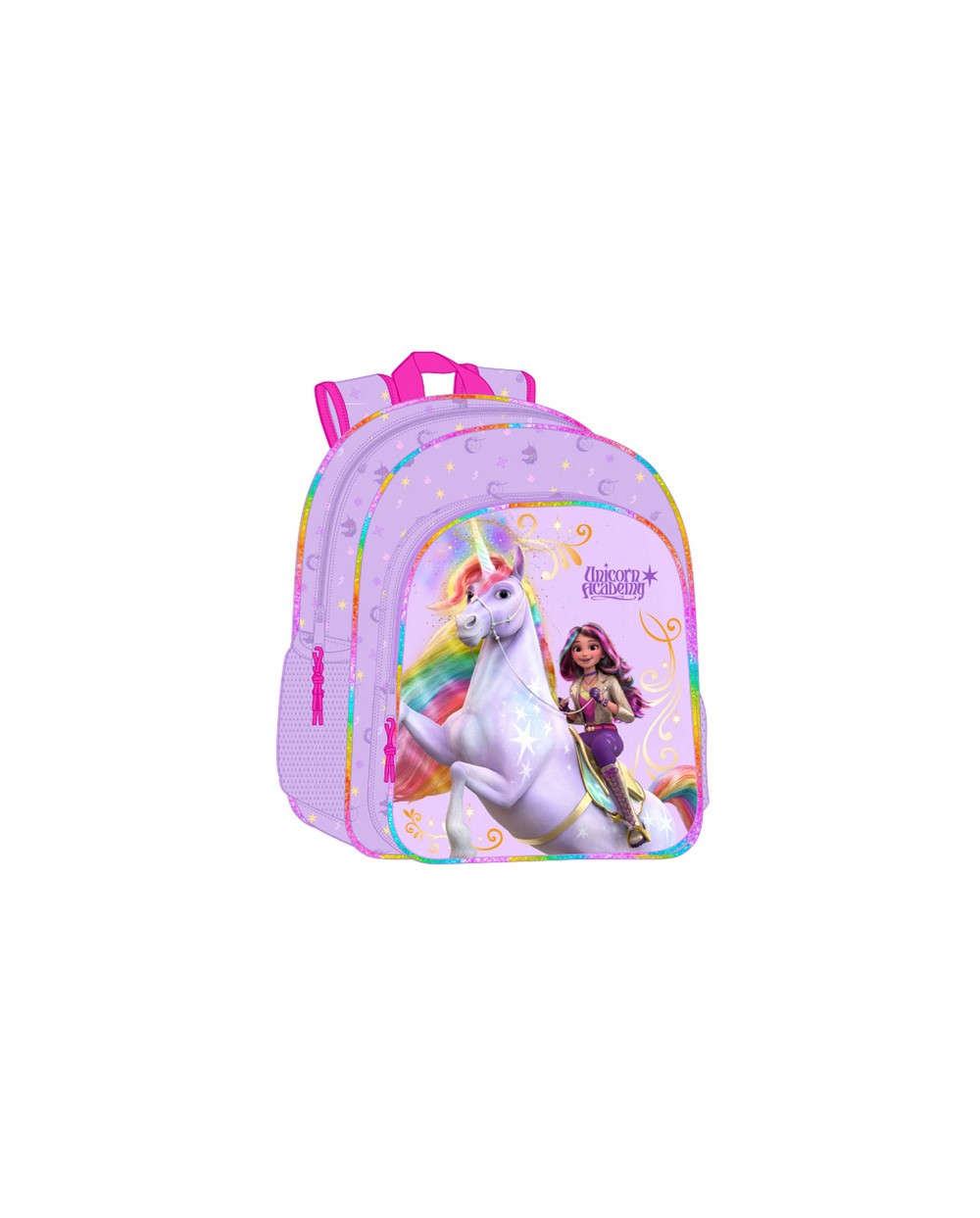 Mochila safta adaptable a carro unicorn academy 420x330x140 mm