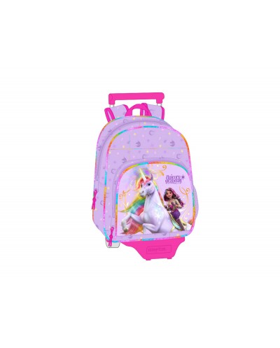 Mochila safta 609 con carro 705 unicorn academy 340x280x100 mm