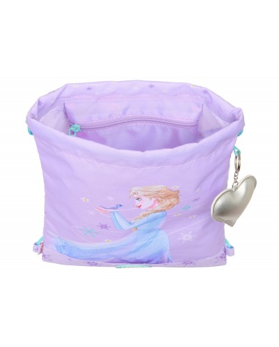 Saco plano safta junior frozen spirit 340x260x10 mm