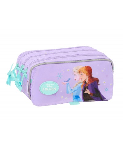 Bolso escolar portatodo safta triple big frozen spirit 100x215x80 mm