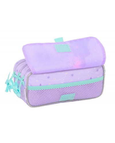 Bolso escolar portatodo safta triple big frozen spirit 100x215x80 mm