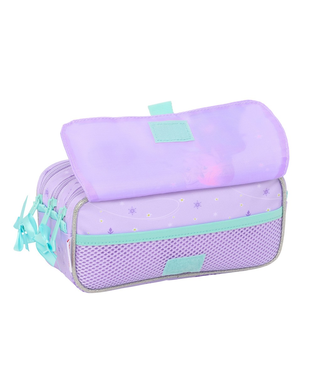 Bolso escolar portatodo safta triple big frozen spirit 100x215x80 mm