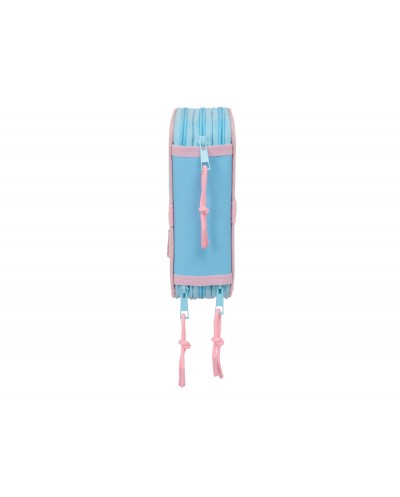Plumier escolar safta triple 37 piezas stitch happy 195x125x55 mm