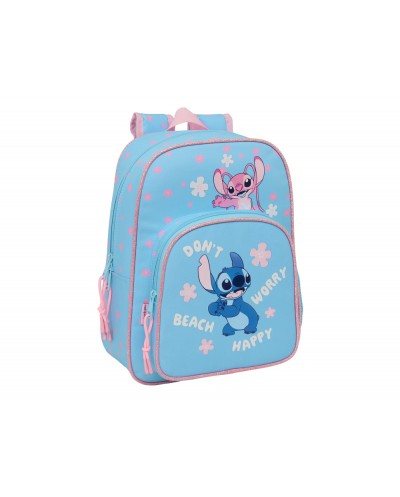 Mochila safta infantil adaptable a carro stitch happy 340x260x110 mm