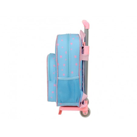 Mochila safta mod 185 con carro 705 stitch happy 340x260x110 mm