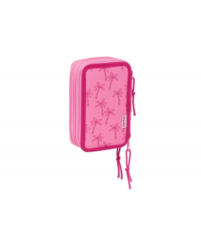 Plumier escolar safta triple 37 piezas stitch chill 195x125x55 mm