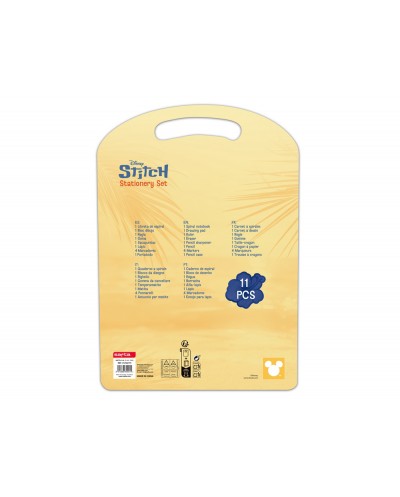 Set escritura safta stitch ice cream 375x270x30 mm