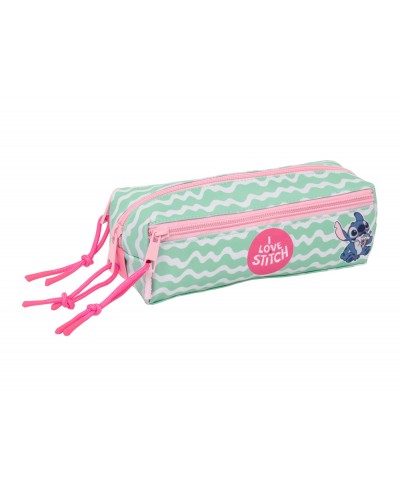 Bolso escolar portatodo safta triple pequeno con goma elastica 22cm stitch ice cream 85x220x60 mm