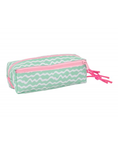 Bolso escolar portatodo safta triple pequeno con goma elastica 22cm stitch ice cream 85x220x60 mm