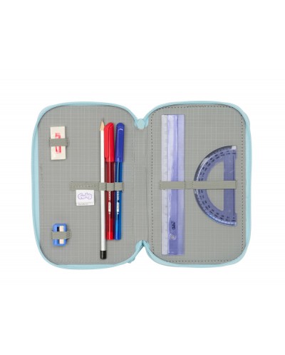 Plumier escolar safta triple 37 piezas furby 195x125x55 mm