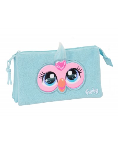 Bolso escolar portatodo safta triple furby 120x220x30 mm