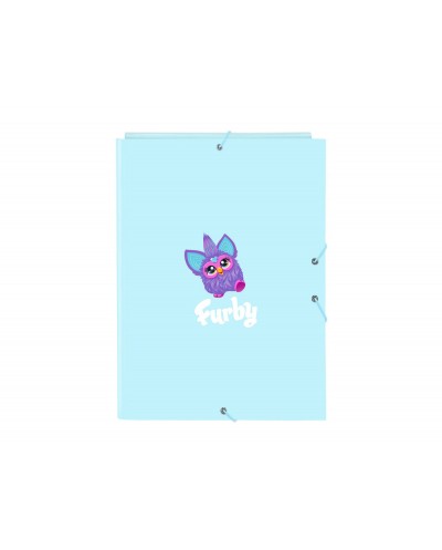 Carpeta safta gomas solapas folio carton furby