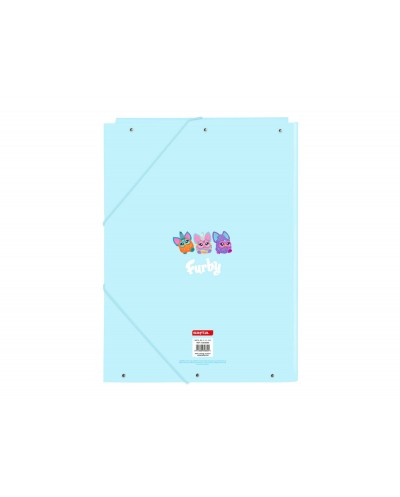 Carpeta safta gomas solapas folio carton furby