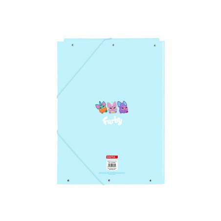 Carpeta safta gomas solapas folio carton furby