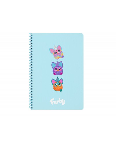 Cuaderno espiral safta folio 80h 60gr cuadro 4mm tapa extradura furby