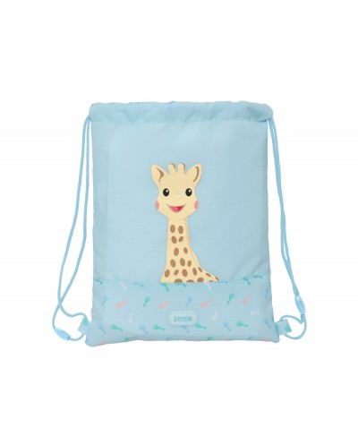 Saco plano safta junior reciclado y repelente al agua sophie la girafe dreams 340x260x10 mm