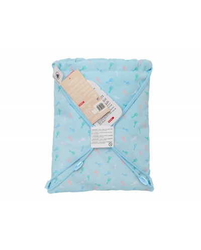 Saco plano safta junior reciclado y repelente al agua sophie la girafe dreams 340x260x10 mm