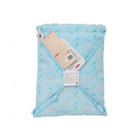 Saco plano safta junior reciclado y repelente al agua sophie la girafe dreams 340x260x10 mm